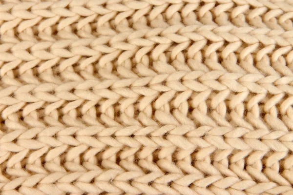 Teplý pletený šátek close-up pozadí — Stock fotografie