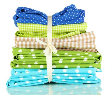 renk tasarlamak kumaşlar üzerine beyaz izole