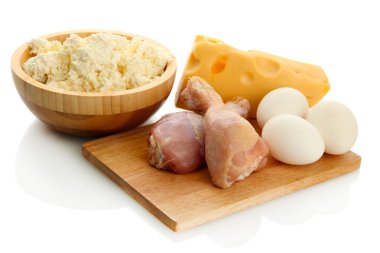gıda protein, üzerinde beyaz izole