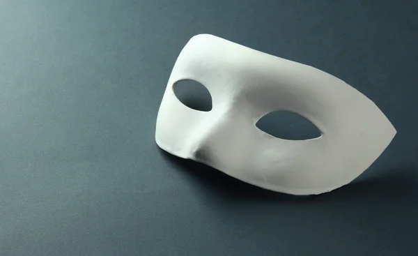 White mask, on grey background — Stock Photo, Image