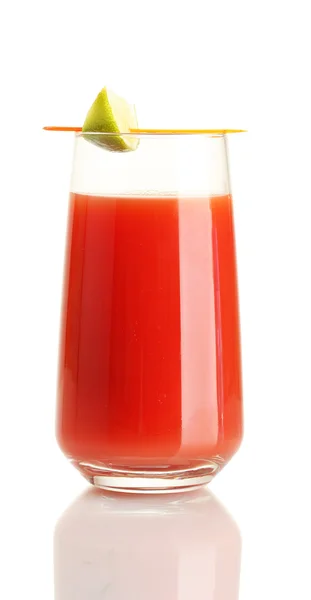 Bloody Mary Cocktail aislado en blanco — Foto de Stock