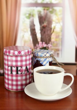 kavanoz ve çay odası tablo