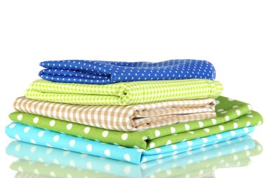 renk tasarlamak kumaşlar üzerine beyaz izole