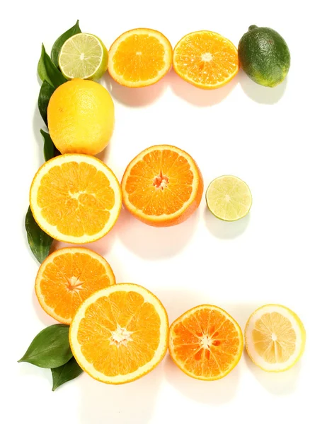 Vitamine d gepost producten waarin het geïsoleerd op wit — Stockfoto