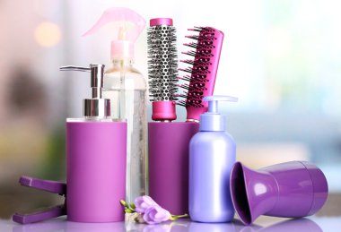 saç fırçaları, saç kurutma makinesi, Düzleştiriciler ve güzellik salonları içinde Kozmetik Şişeler