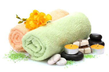 beyaz izole spa ayarı