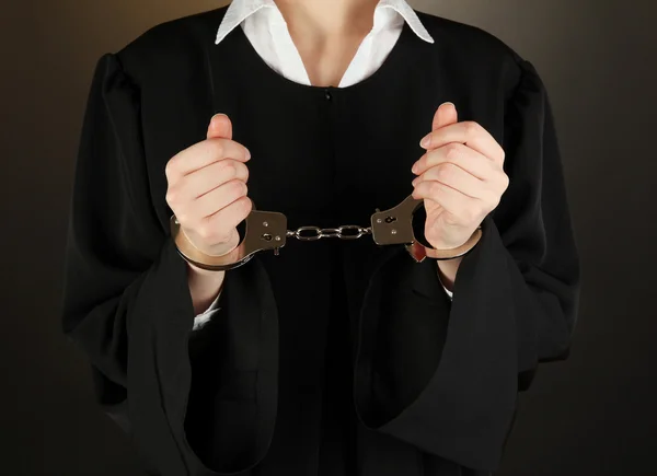 Fighting corruption in court — Stock Photo, Image