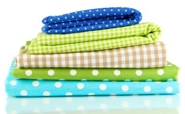 renk tasarlamak kumaşlar üzerine beyaz izole