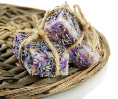 beyaz izole doğal el yapımı Sabun