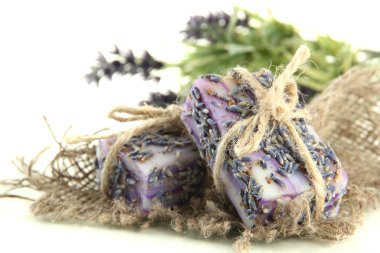 beyaz izole doğal el yapımı Sabun