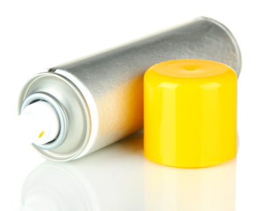 sprey boya sprey, üzerinde beyaz izole