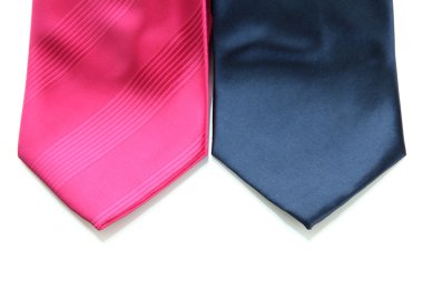 pembe ve mavi üzerine beyaz izole bağları