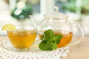 çay nane ve limon Oda tablo ile