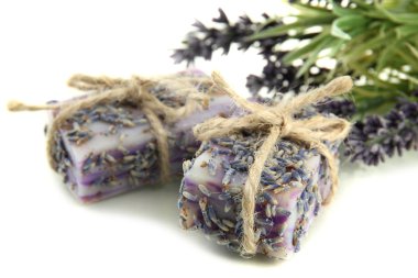 beyaz izole doğal el yapımı Sabun