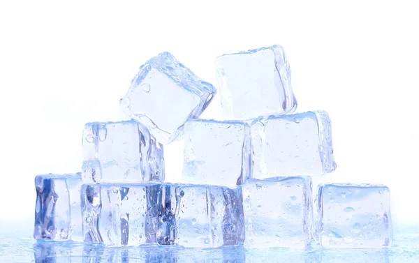 Ice on light background — Stock Photo, Image