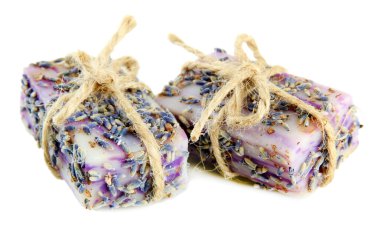 beyaz izole doğal el yapımı Sabun