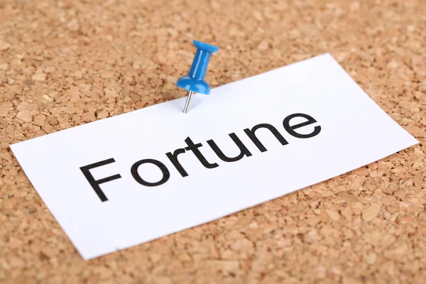 cork board üzerinde kelime servet ile kağıt üzerinde itme