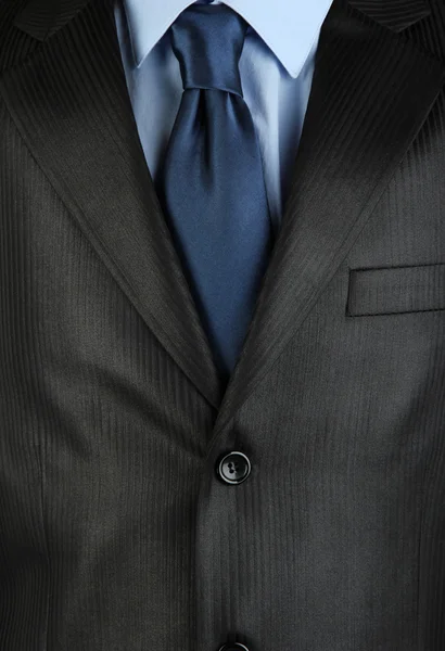 Man's suit with tie close up — Stock Photo, Image