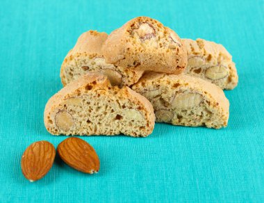 Mavi masada aromatik kurabiye cantuccini
