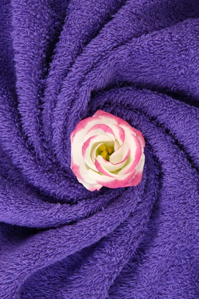 Handdoek textuur close-up — Stockfoto