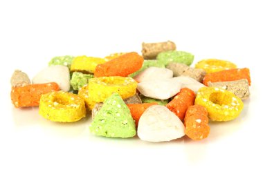 kuru köpek muamele etmek beyaz izole