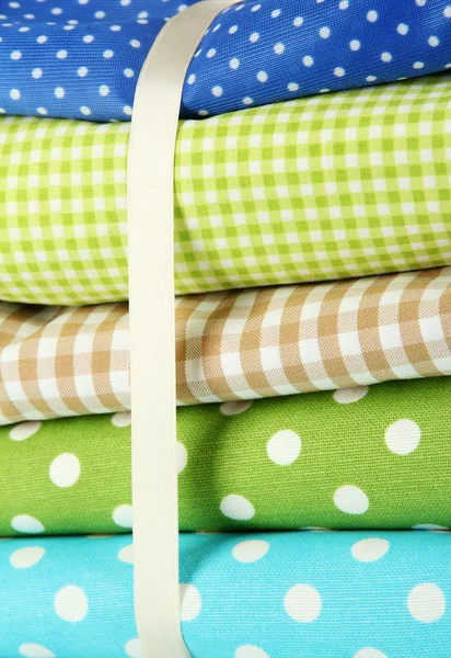 Color mottled fabrics close-up background — Stock Photo, Image