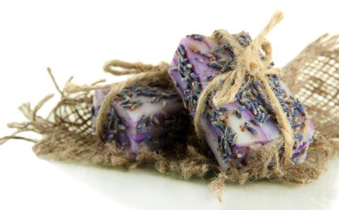 beyaz izole doğal el yapımı Sabun