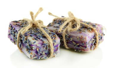 beyaz izole doğal el yapımı Sabun