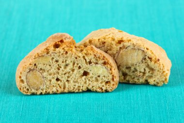 Mavi masada aromatik kurabiye cantuccini