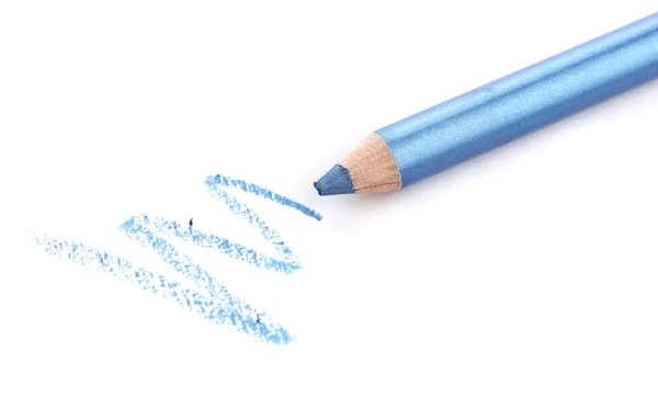 प्रसाधन सामग्री पेंसिल, सफेद पर अलग — स्टॉक फ़ोटो, इमेज