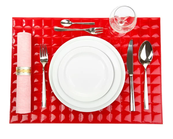 Table setting, close up — Stock Photo, Image