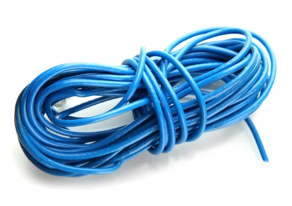 Kabel, geïsoleerd op wit — Stockfoto