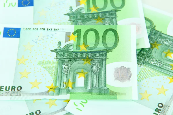 Billets en euros gros plan — Photo