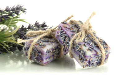 beyaz izole doğal el yapımı Sabun