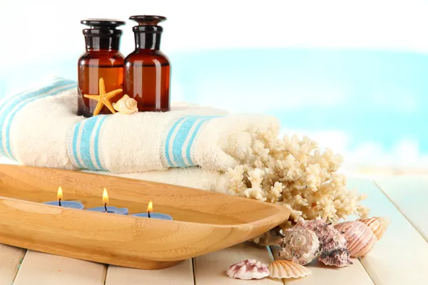 Sea spa elemanları yakın çekim — Stok fotoğraf