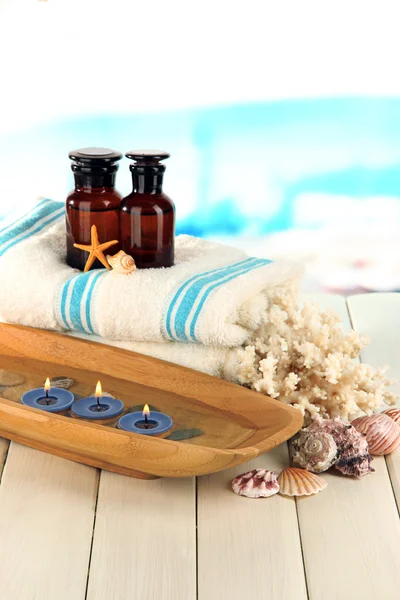 Sea spa elemanları yakın çekim — Stok fotoğraf