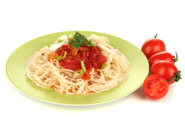 Diet soup with vegetables in pan on wooden table close-up — Stock Photo, Image