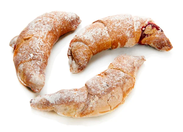 Chuť croissanty izolované na Svatodušní — Stock fotografie