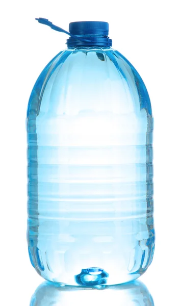 Duża butelka po wodzie na białym tle — Zdjęcie stockowe