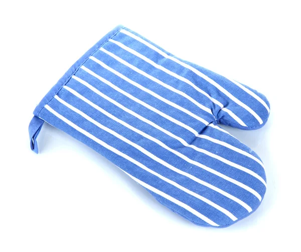 Potholder azul isolado em branco — Fotografia de Stock