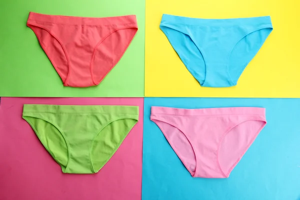 Womans panties, on bright background — Stock Photo, Image