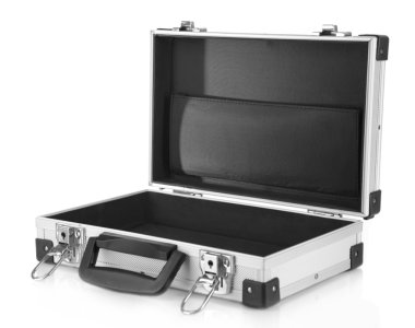 beyaz izole gümüş servis talebini açma