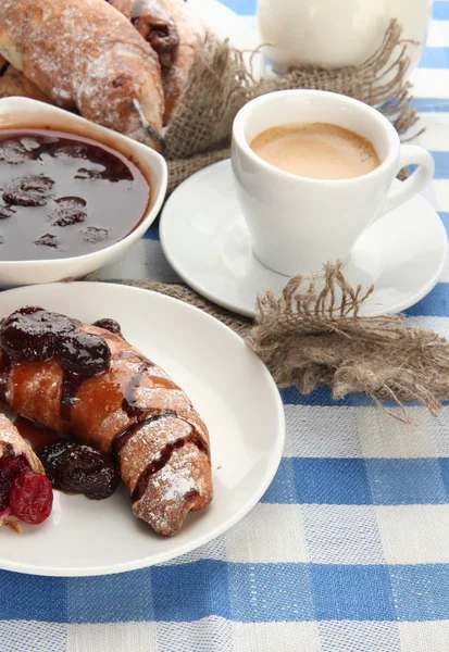 Light tasty breakfast, close up — Stock Photo, Image