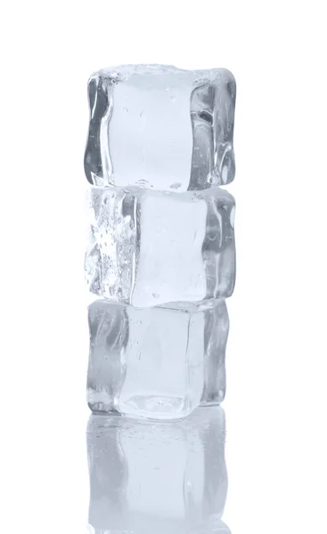 Лід ізольований на білому — стокове фото