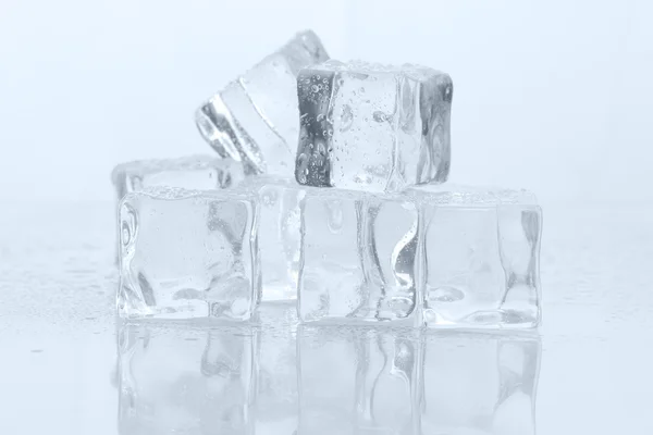 Ice isolated on white — Stock Photo, Image