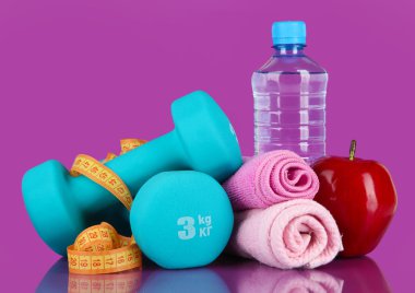 Mor zemin üzerinde halter