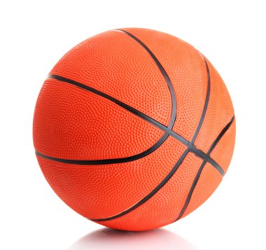 Basketball isolated on white clipart