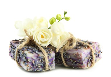 beyaz izole doğal el yapımı Sabun