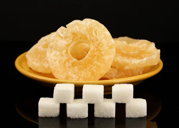 コンセプト: 食品の砂糖の量 — ストック写真