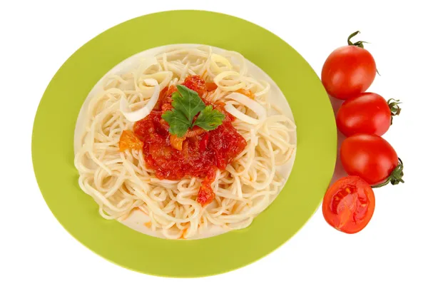 Dieet soep met groenten in pan op houten tafel close-up — Stockfoto